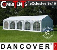 Evenemangstält Exclusive CombiTents® 6x10m, 3-i-1, Vit