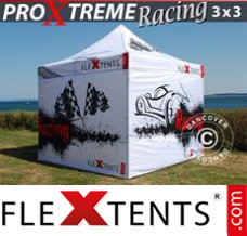Evenemangstält FleXtents PRO Xtreme Racing 3x3m, begränsad utgåva